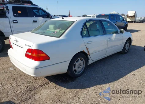 2002 Lexus Ls 430 z USA, uszkodzony, nr VIN JTHBN30F220061917